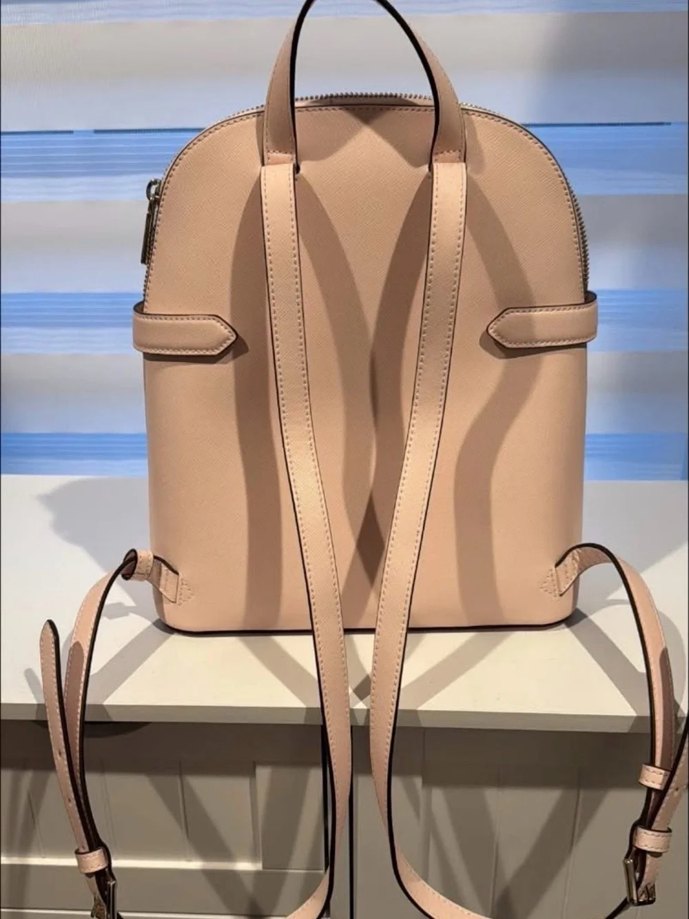 kate spade Blush Pink Saffiano Mini Backpack